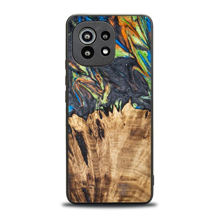 Xiaomi Mi 11 Handyhülle aus Kunstharz und Holz - SYNERGY#C22