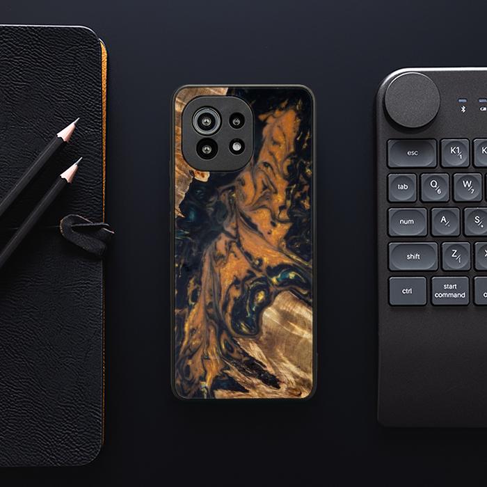 Xiaomi Mi 11 Etui na telefon z żywicy i drewna - Synergy#162