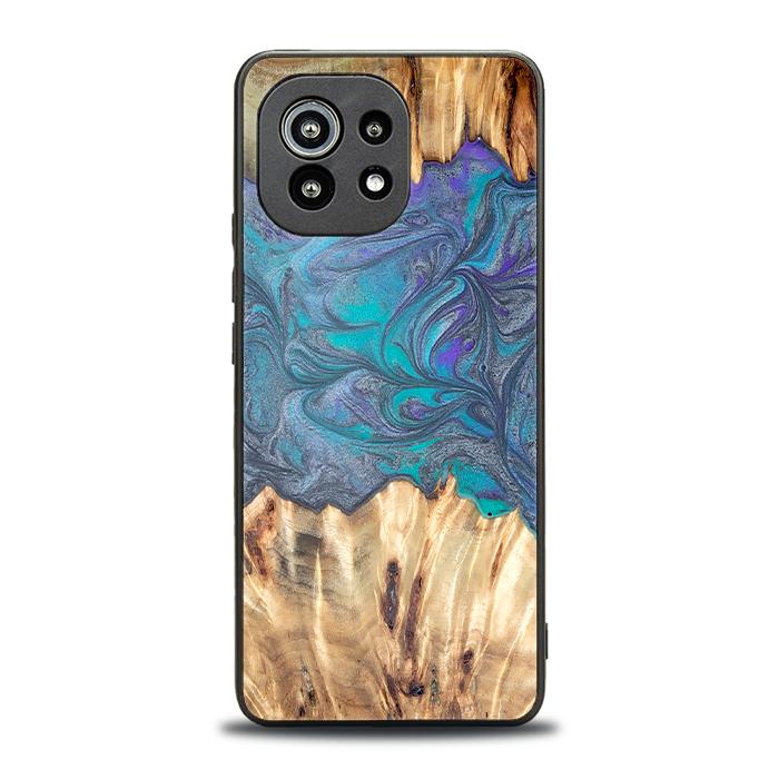 Xiaomi Mi 11 Etui na telefon z żywicy i drewna - Synergy#D107