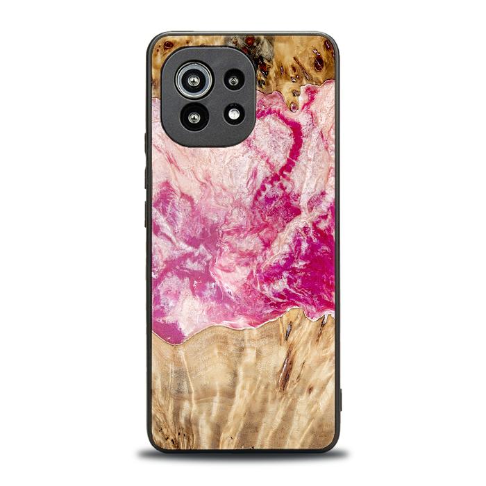 Xiaomi Mi 11 Etui na telefon z żywicy i drewna - Synergy#D123