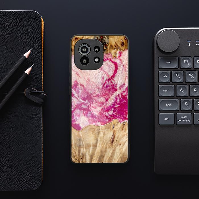 Xiaomi Mi 11 Resin & Wood Phone Case - Synergy#D123