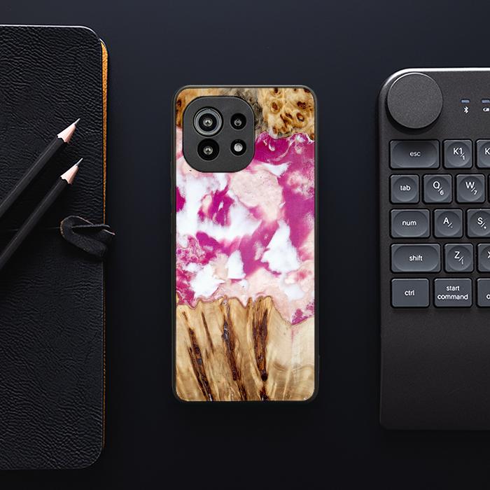 Xiaomi Mi 11 Handyhülle aus Kunstharz und Holz - Synergy#D124