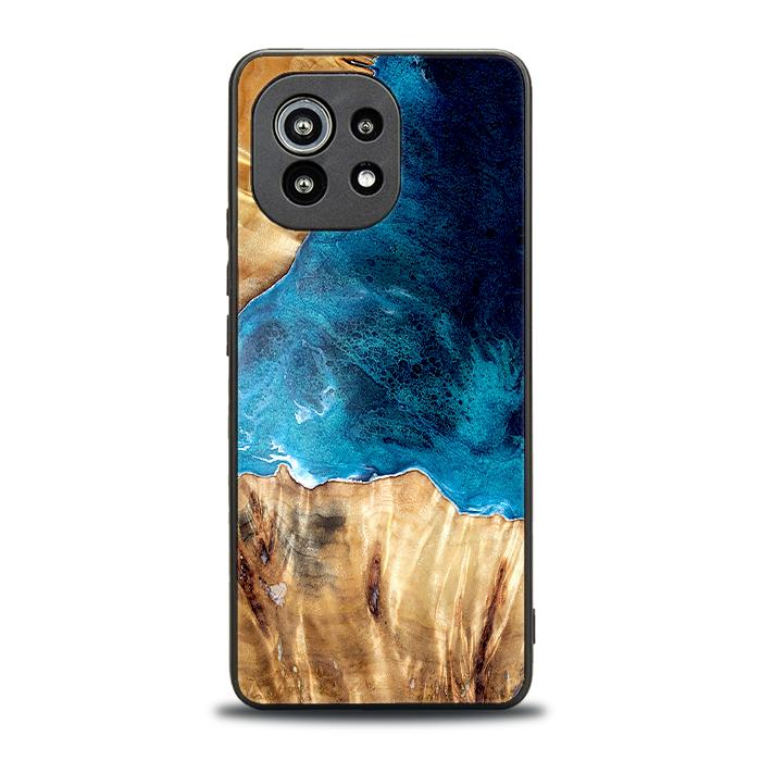 Xiaomi Mi 11 Etui na telefon z żywicy i drewna - Synergy#D127