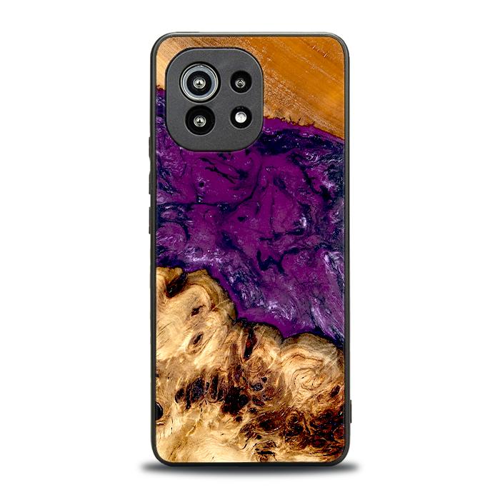 Xiaomi Mi 11 Etui na telefon z żywicy i drewna - Synergy#D130