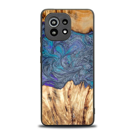 Xiaomi Mi 11 Etui na telefon z żywicy i drewna - Synergy#D132