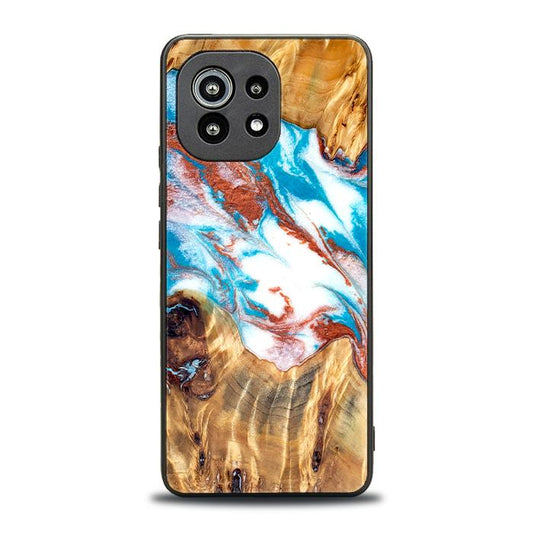Xiaomi Mi 11 Handyhülle aus Harz und Holz - Synergy#D137