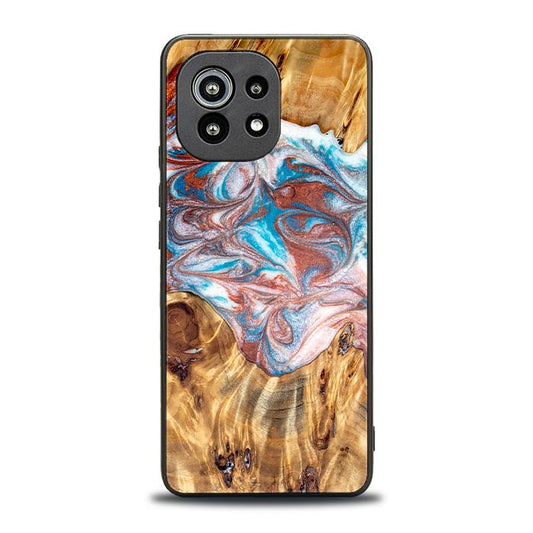 Xiaomi Mi 11 Handyhülle aus Harz und Holz - Synergy#D138