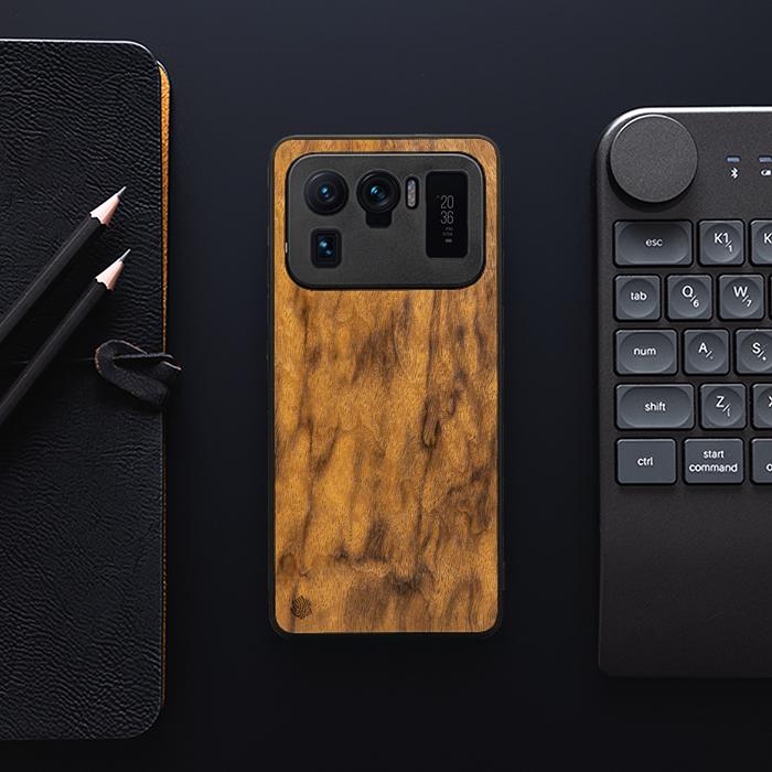 Xiaomi Mi 11 Ultra Handyhülle aus Holz - Imbuia