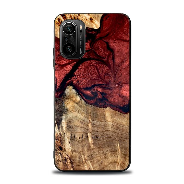 Xiaomi Mi 11i Etui na telefon z żywicy i drewna - Synergy#D122