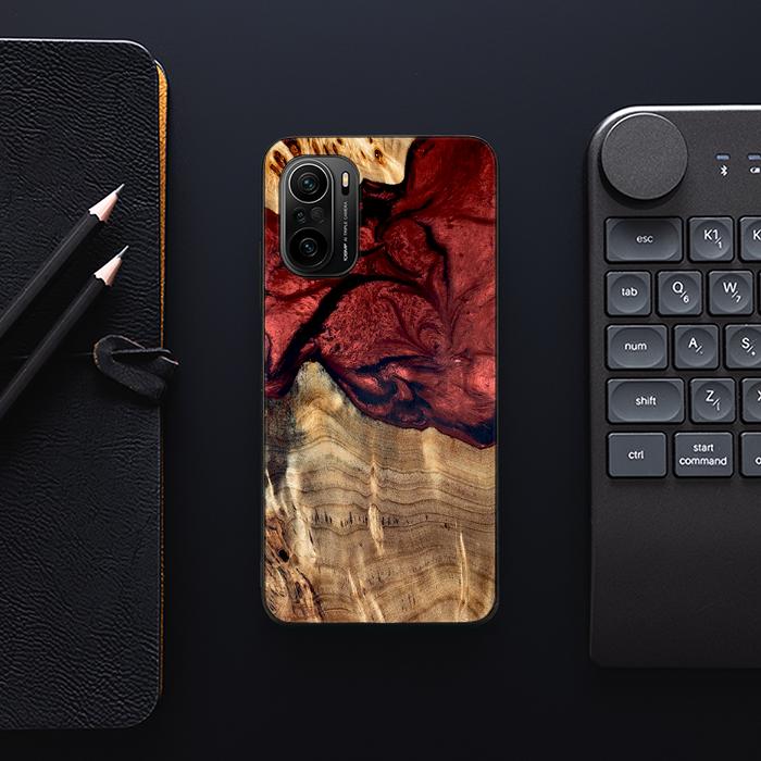 Xiaomi Mi 11i Etui na telefon z żywicy i drewna - Synergy#D122