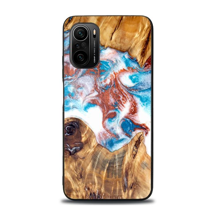 Xiaomi Mi 11i Etui na telefon z żywicy i drewna - Synergy#D125