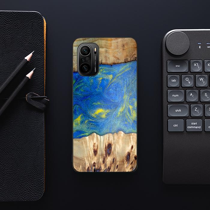 Xiaomi Mi 11i Handyhülle aus Kunstharz und Holz - Synergy#D128