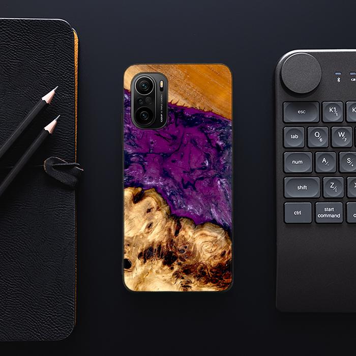 Xiaomi Mi 11i Etui na telefon z żywicy i drewna - Synergy#D130