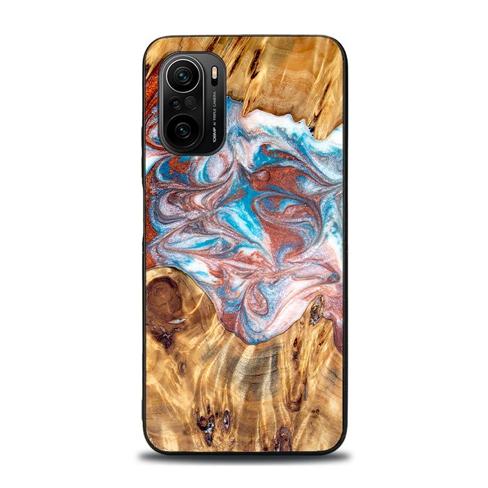 Xiaomi Mi 11i Handyhülle aus Harz und Holz - Synergy#D138
