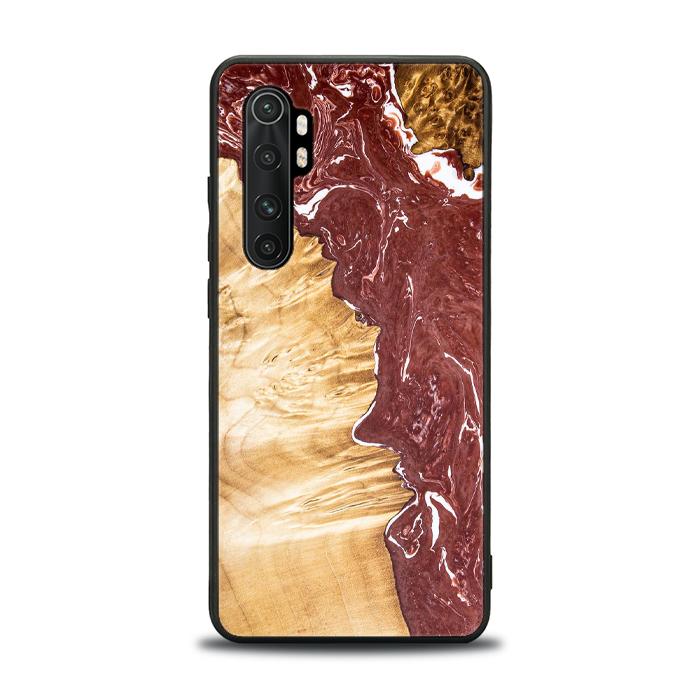 Xiaomi Mi NOTE 10 lite Etui na telefon z żywicy i drewna - SYNERGY#316