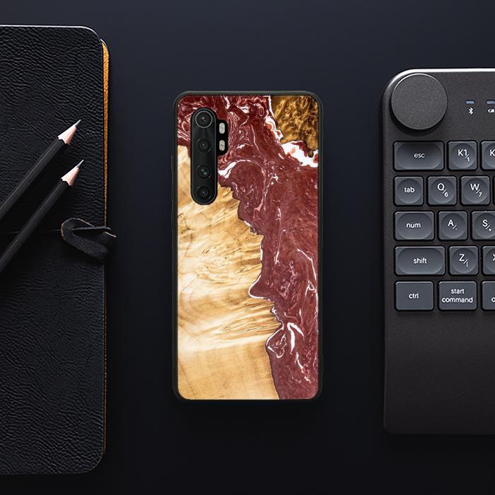 Xiaomi Mi NOTE 10 lite Etui na telefon z żywicy i drewna - SYNERGY#316