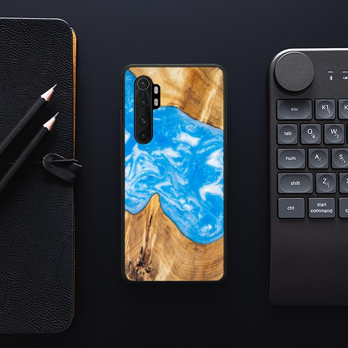 Xiaomi Mi NOTE 10 lite Etui na telefon z żywicy i drewna - SYNERGY# A26
