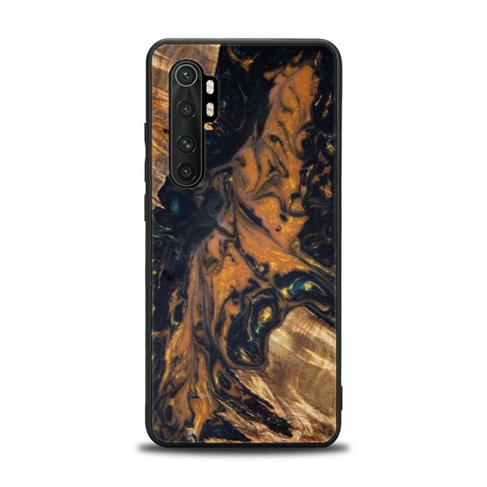 Xiaomi Mi NOTE 10 lite Etui na telefon z żywicy i drewna - Synergy#162