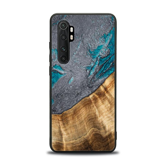 Xiaomi Mi NOTE 10 lite Handyhülle aus Harz und Holz - Synergy#C45