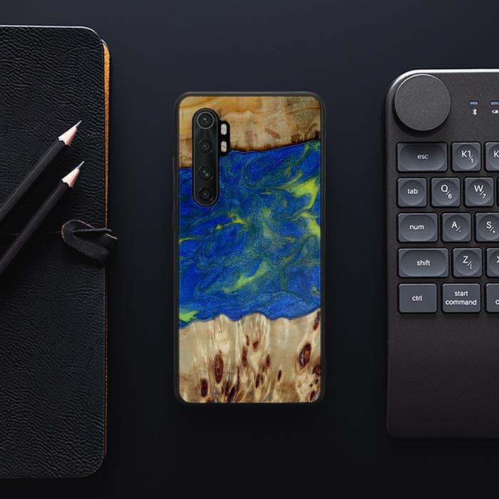 Xiaomi Mi NOTE 10 lite 10 lite Handyhülle aus Kunstharz und Holz - Synergy#D102