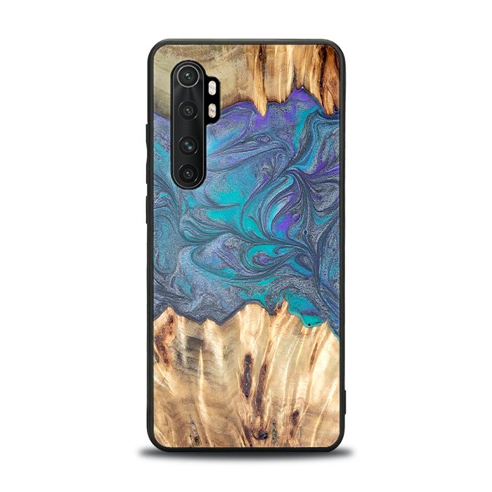 Xiaomi Mi NOTE 10 lite Etui na telefon z żywicy i drewna - Synergy#D107