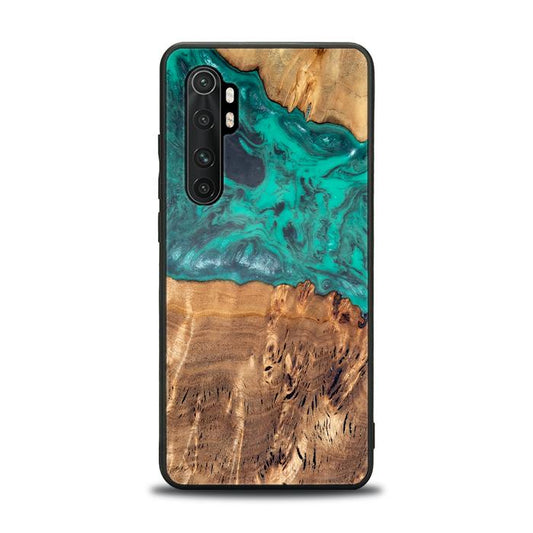 Xiaomi Mi NOTE 10 lite Handyhülle aus Harz und Holz - Synergy#D111