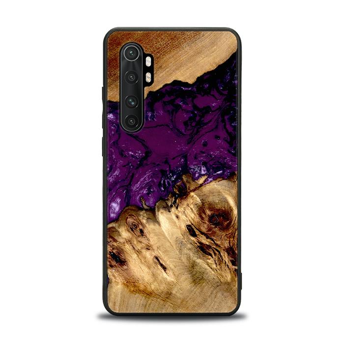 Xiaomi Mi NOTE 10 lite Handyhülle aus Harz und Holz - Synergy#D113