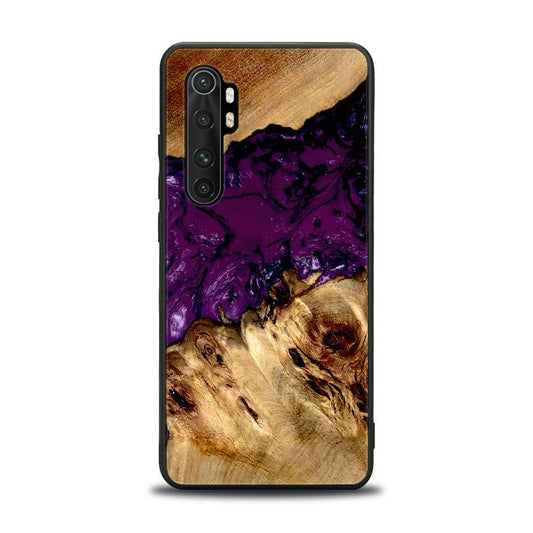 Xiaomi Mi NOTE 10 lite Handyhülle aus Harz und Holz - Synergy#D113
