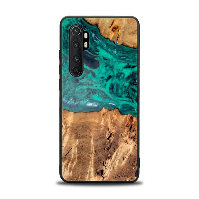 Xiaomi Mi NOTE 10 lite Etui na telefon z żywicy i drewna - Synergy#D133