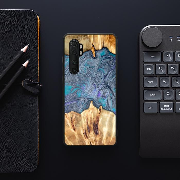 Xiaomi Mi NOTE 10 lite Handyhülle aus Harz und Holz - Synergy#D135