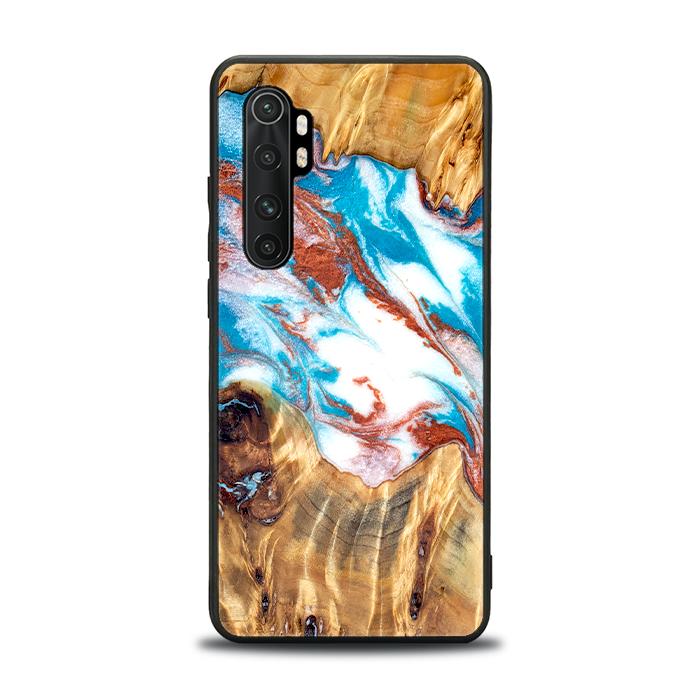 Xiaomi Mi NOTE 10 lite Handyhülle aus Harz und Holz - Synergy#D137