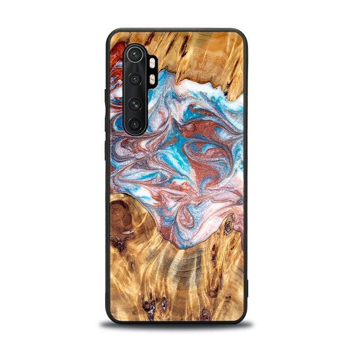 Xiaomi Mi NOTE 10 lite Handyhülle aus Harz und Holz - Synergy#D138