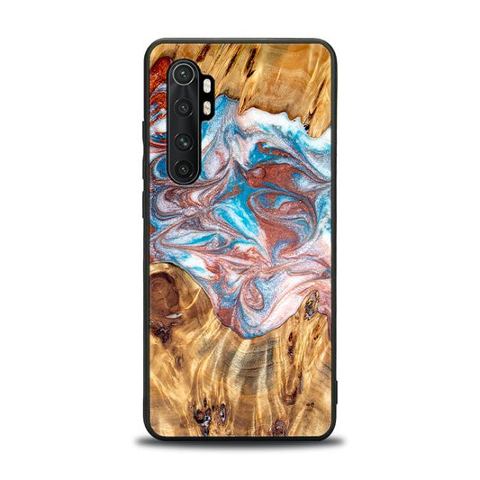 Xiaomi Mi NOTE 10 lite Handyhülle aus Harz und Holz - Synergy#D138