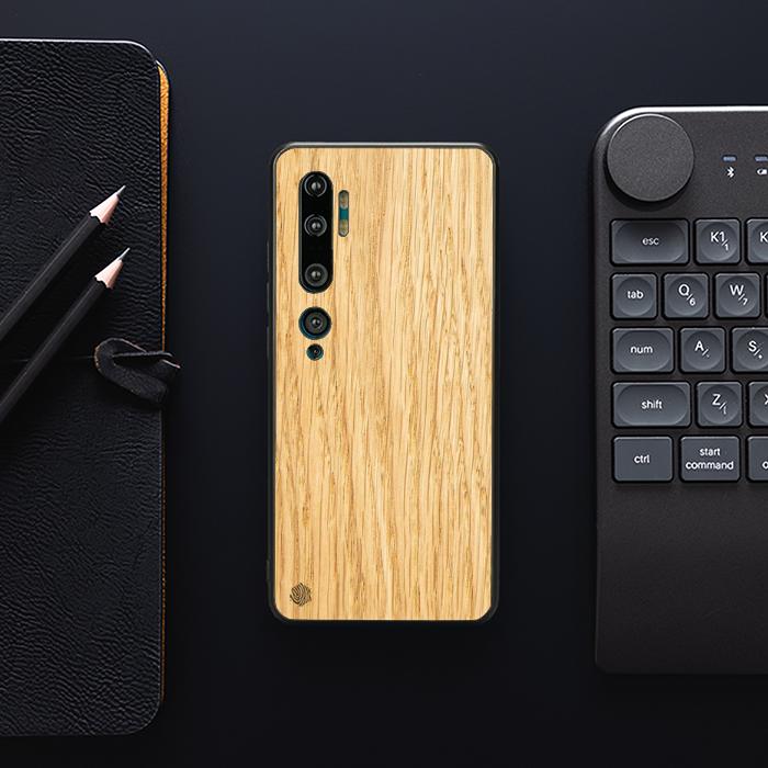 Xiaomi Mi NOTE 10 / 10 Pro Handyhülle aus Holz - Eiche