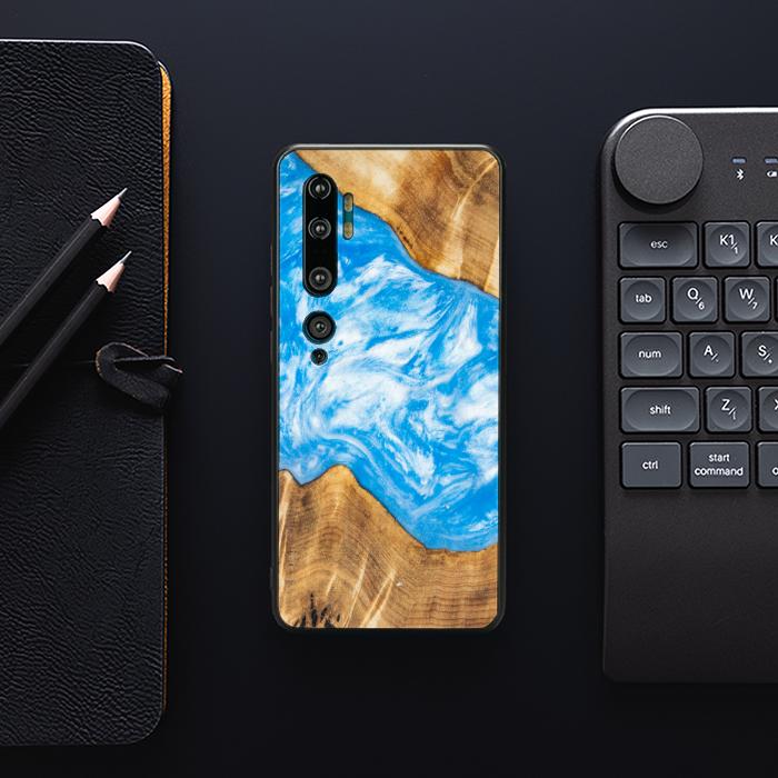 Xiaomi Mi NOTE Etui na telefon 10 / 10 Pro z żywicy i drewna - SYNERGY#A28