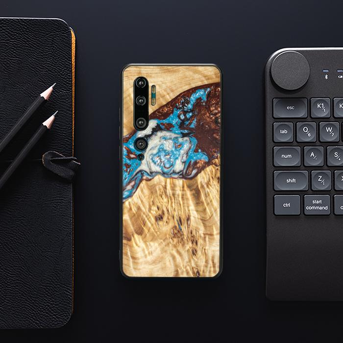 Xiaomi Mi NOTE Etui na telefon 10 / 10 Pro z żywicy i drewna - SYNERGY#B12