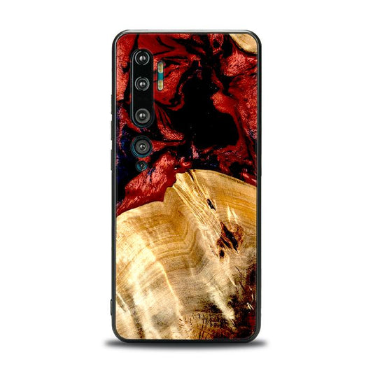 Xiaomi Mi NOTE 10 / 10 Pro Handyhülle aus Harz und Holz - Synergy#D117