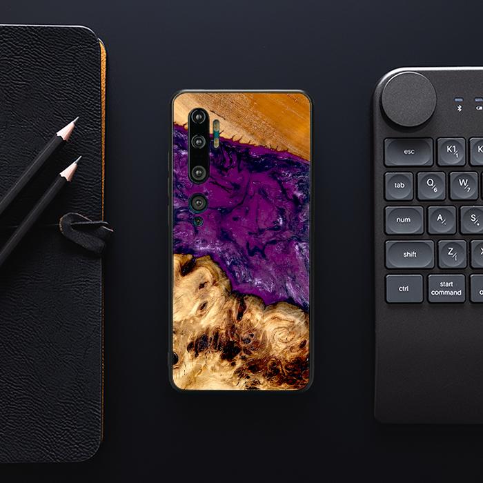 Xiaomi Mi NOTE 10 / 10 Pro Handyhülle aus Harz und Holz - Synergy#D130