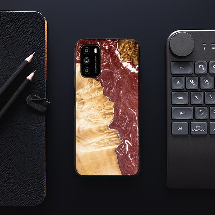 Xiaomi POCO M3 Handyhülle aus Kunstharz und Holz - SYNERGY#316