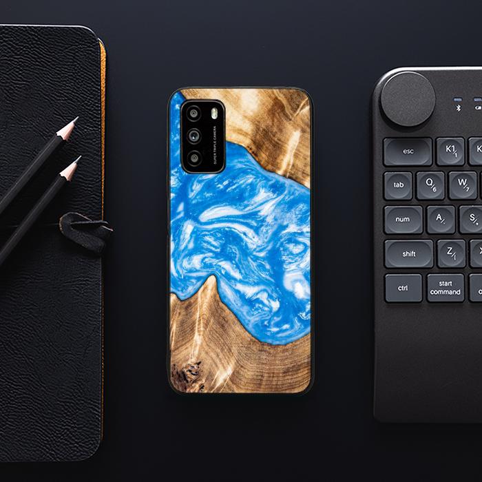 Xiaomi POCO M3 Etui na telefon z żywicy i drewna - SYNERGY#325