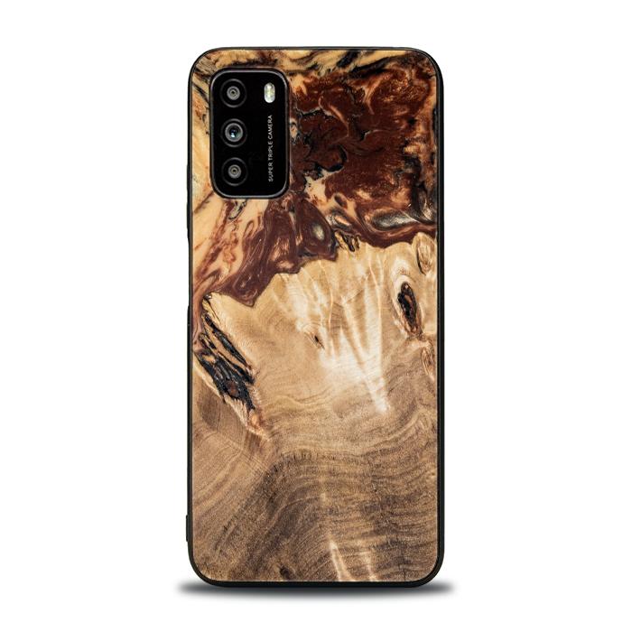 Xiaomi POCO M3 Etui na telefon z żywicy i drewna - SYNERGY#A100