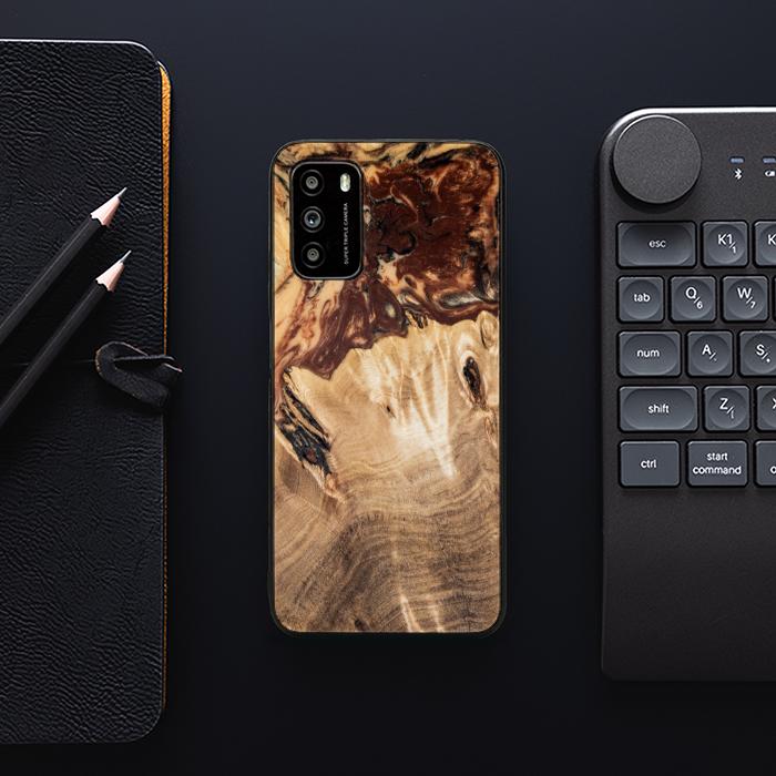 Xiaomi POCO M3 Etui na telefon z żywicy i drewna - SYNERGY#A100