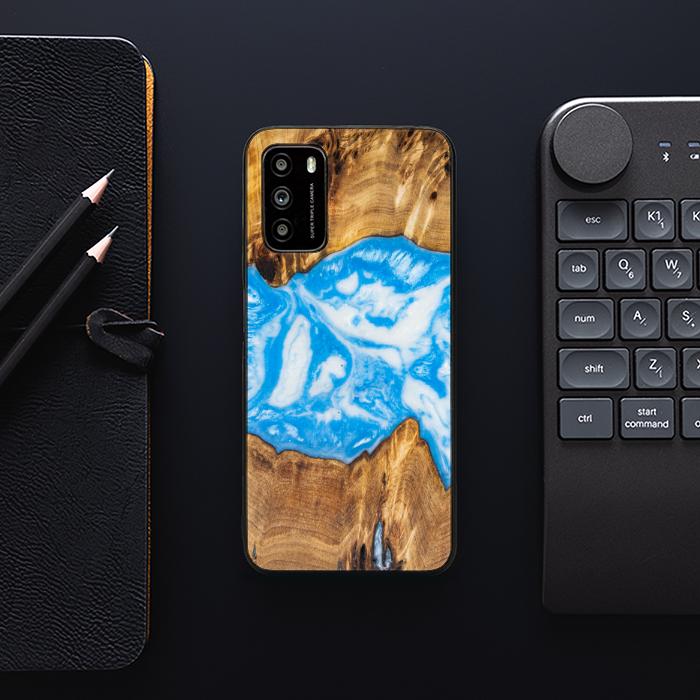 Xiaomi POCO M3 Handyhülle aus Kunstharz und Holz - SYNERGY# A29