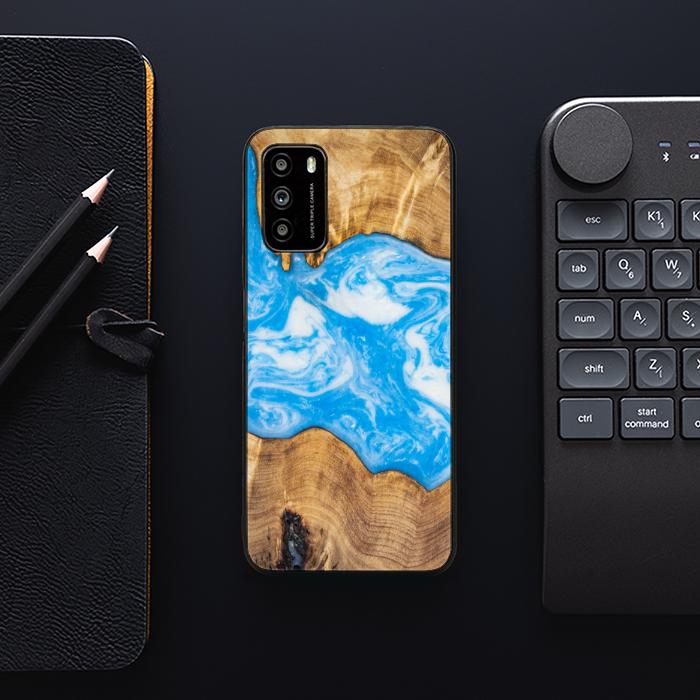 Xiaomi POCO M3 Etui na telefon z żywicy i drewna - SYNERGY# A31