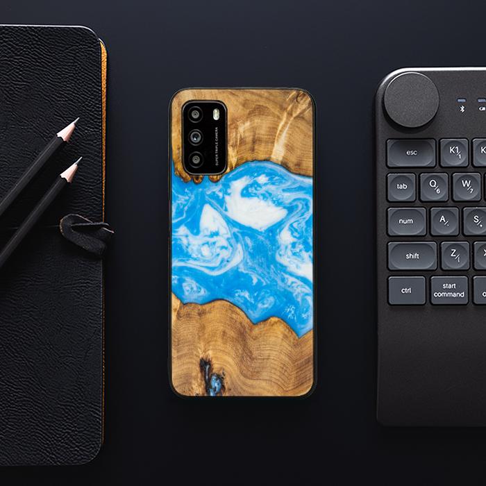 Xiaomi POCO M3 Handyhülle aus Kunstharz und Holz - SYNERGY# A32