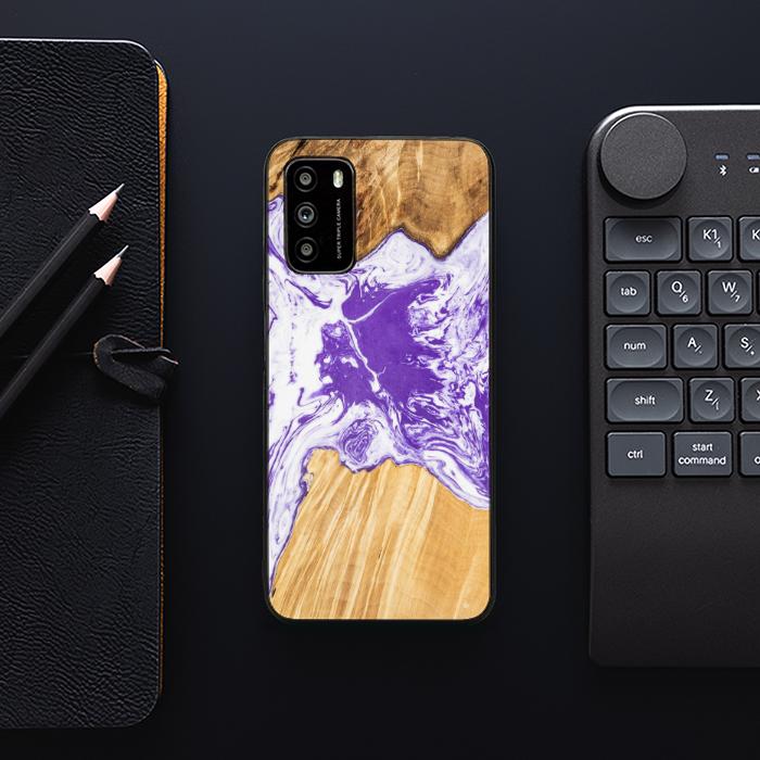 Xiaomi POCO M3 Resin & Wood Phone Case - SYNERGY#A80