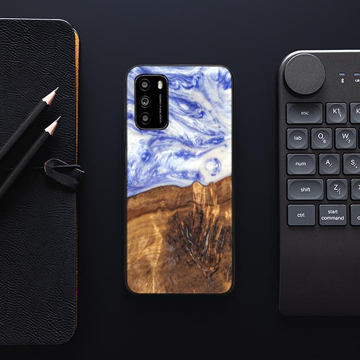 Xiaomi POCO M3 Resin & Wood Phone Case - SYNERGY#B04