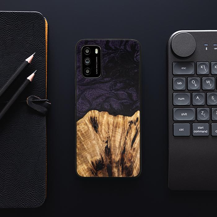 Xiaomi POCO M3 Etui na telefon z żywicy i drewna - SYNERGY#C31