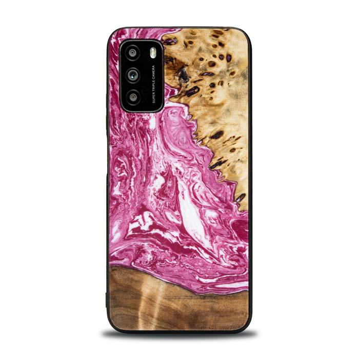 Xiaomi POCO M3 Etui na telefon z żywicy i drewna - Synergy#129