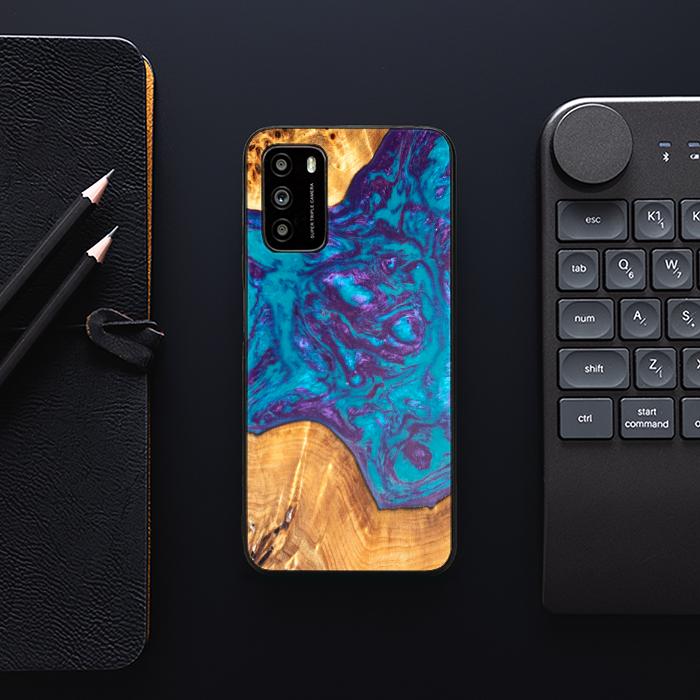 Xiaomi POCO M3 Resin & Wood Phone Case - Synergy#B28